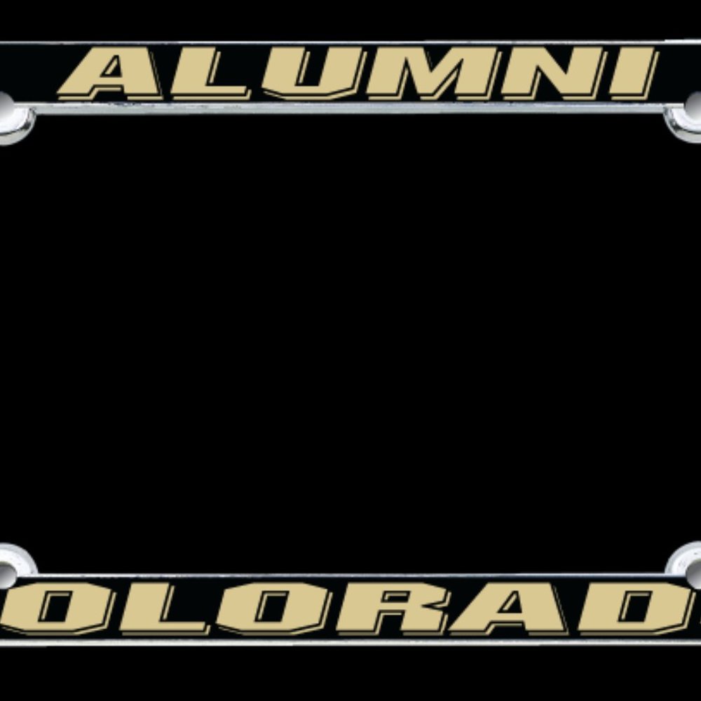 University of Colorado Alumni Glossy Print Metal License Plate Frame